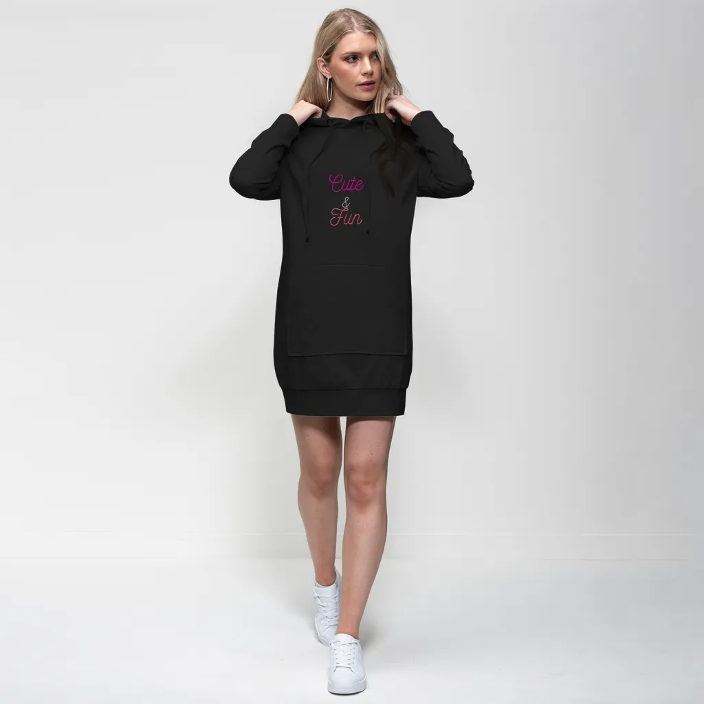 Cute and Fun Premium Adult Hoodie Dress