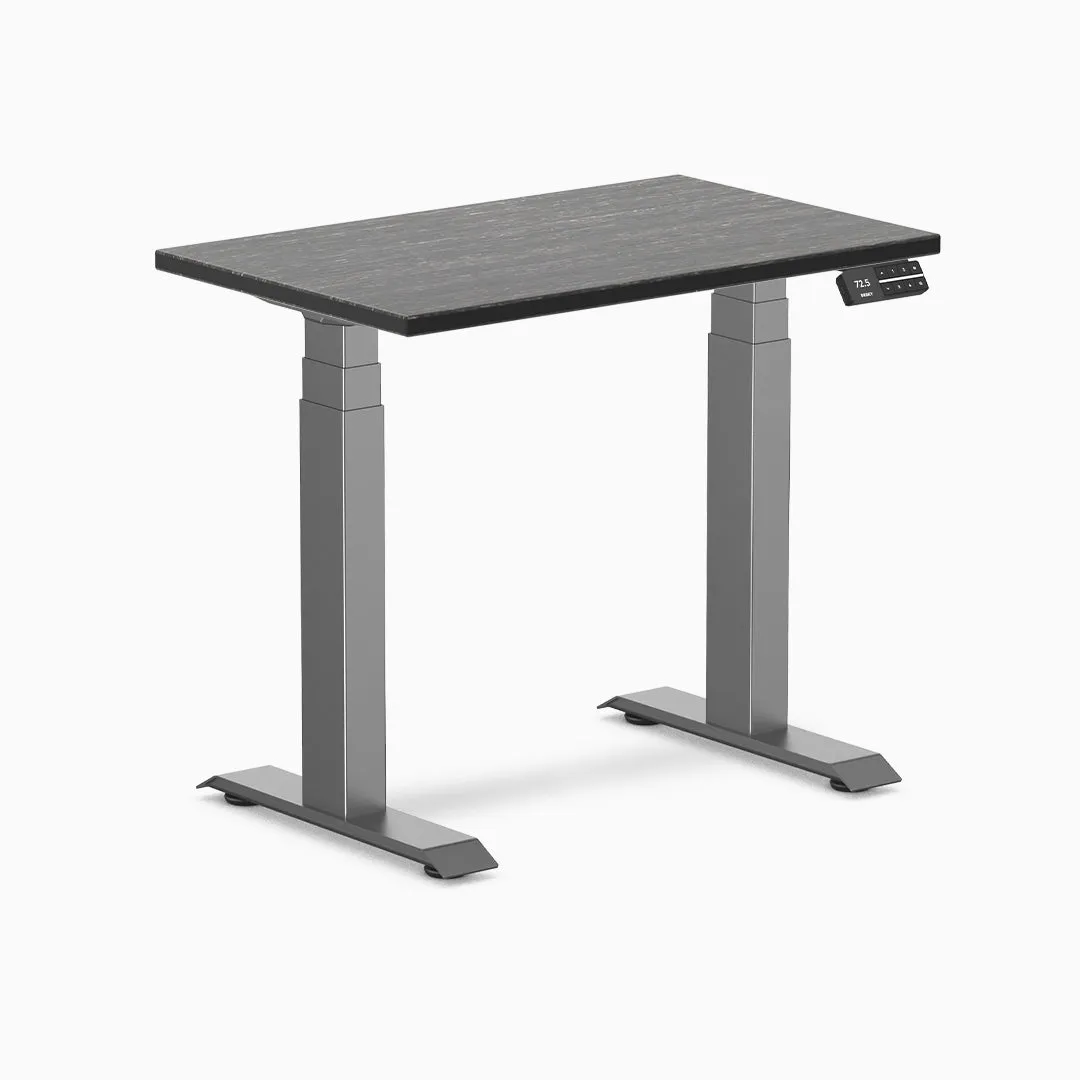 Desky Dual Mini Bamboo Sit Stand Desk