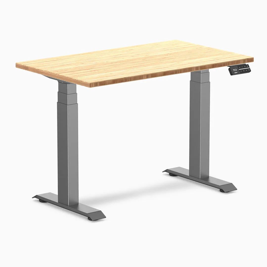 Desky Dual Mini Bamboo Sit Stand Desk