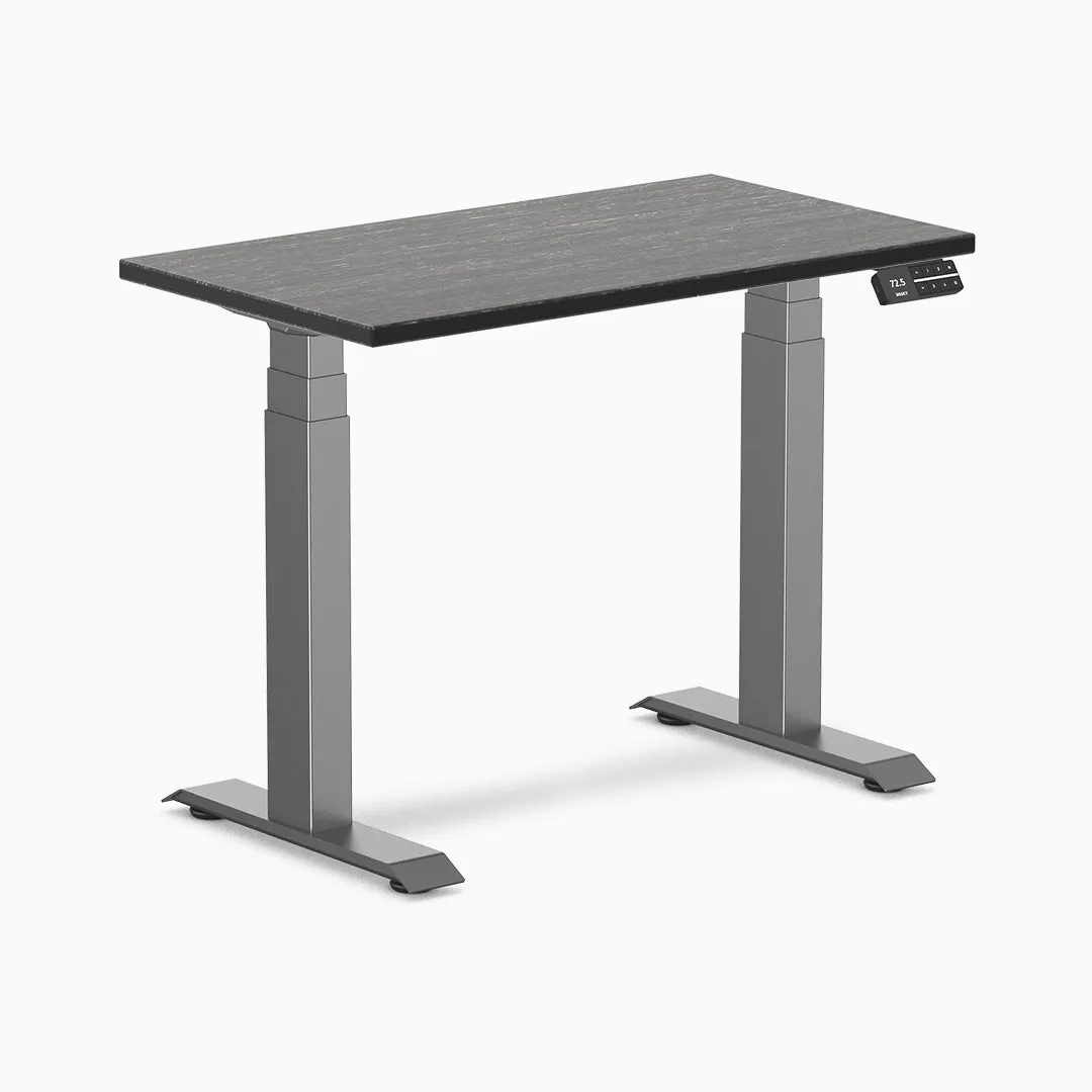 Desky Dual Mini Bamboo Sit Stand Desk