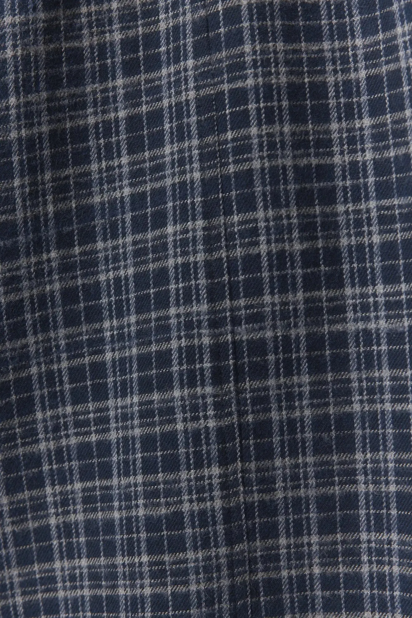 Dimitri | Manteau plaid bleu foncé