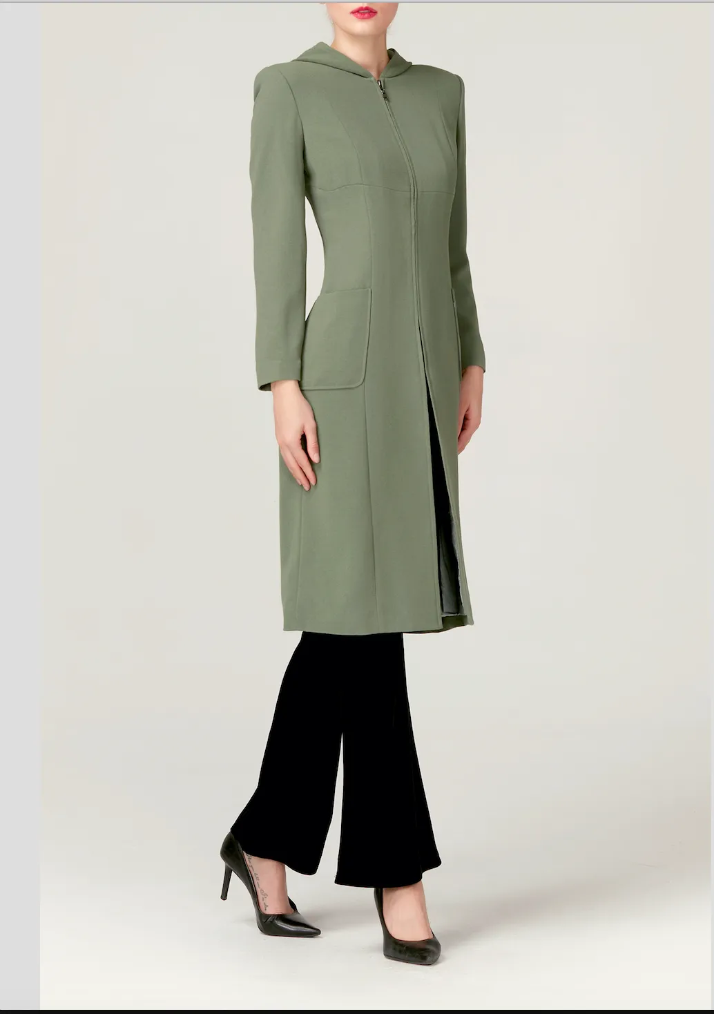 DL Modern & Chic Hoody Helena Trench Coat