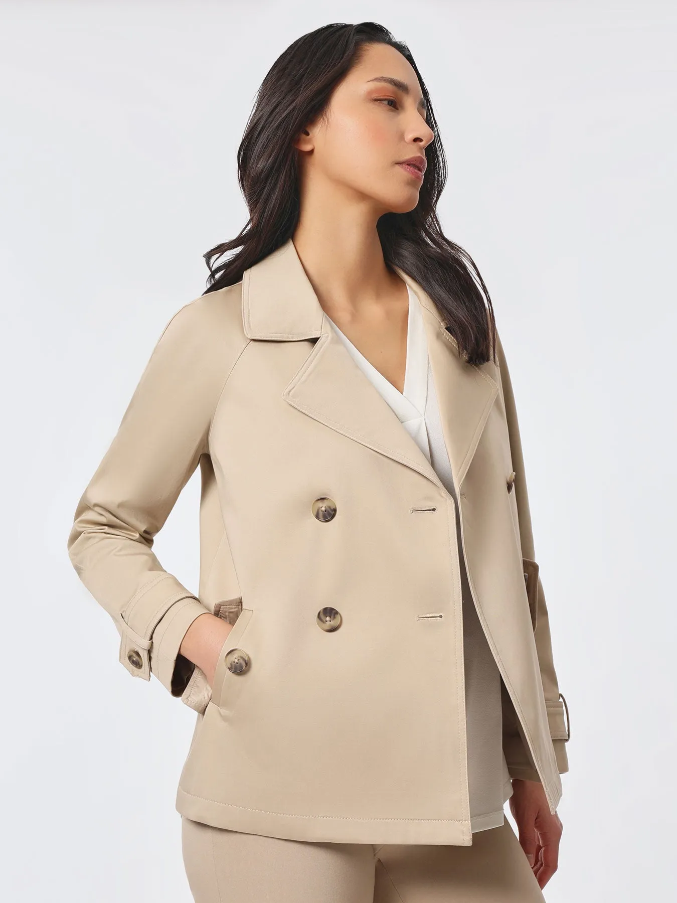 Double-Breasted Trench Coat