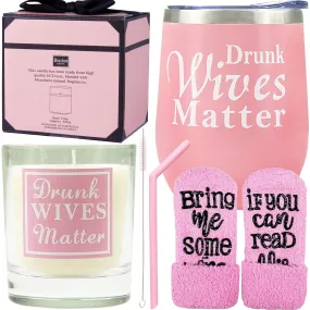 Drunk Wives Matter,Wife Gifts,Birthday Gifts for Wife,Gifts for Wife,Drunk Wives Matter