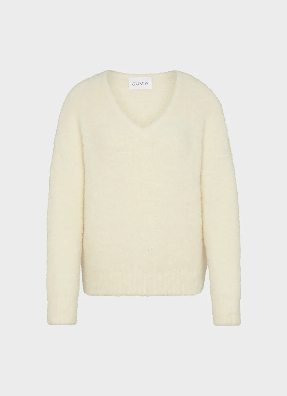 Eggshell Gia Wool Blend Sweater