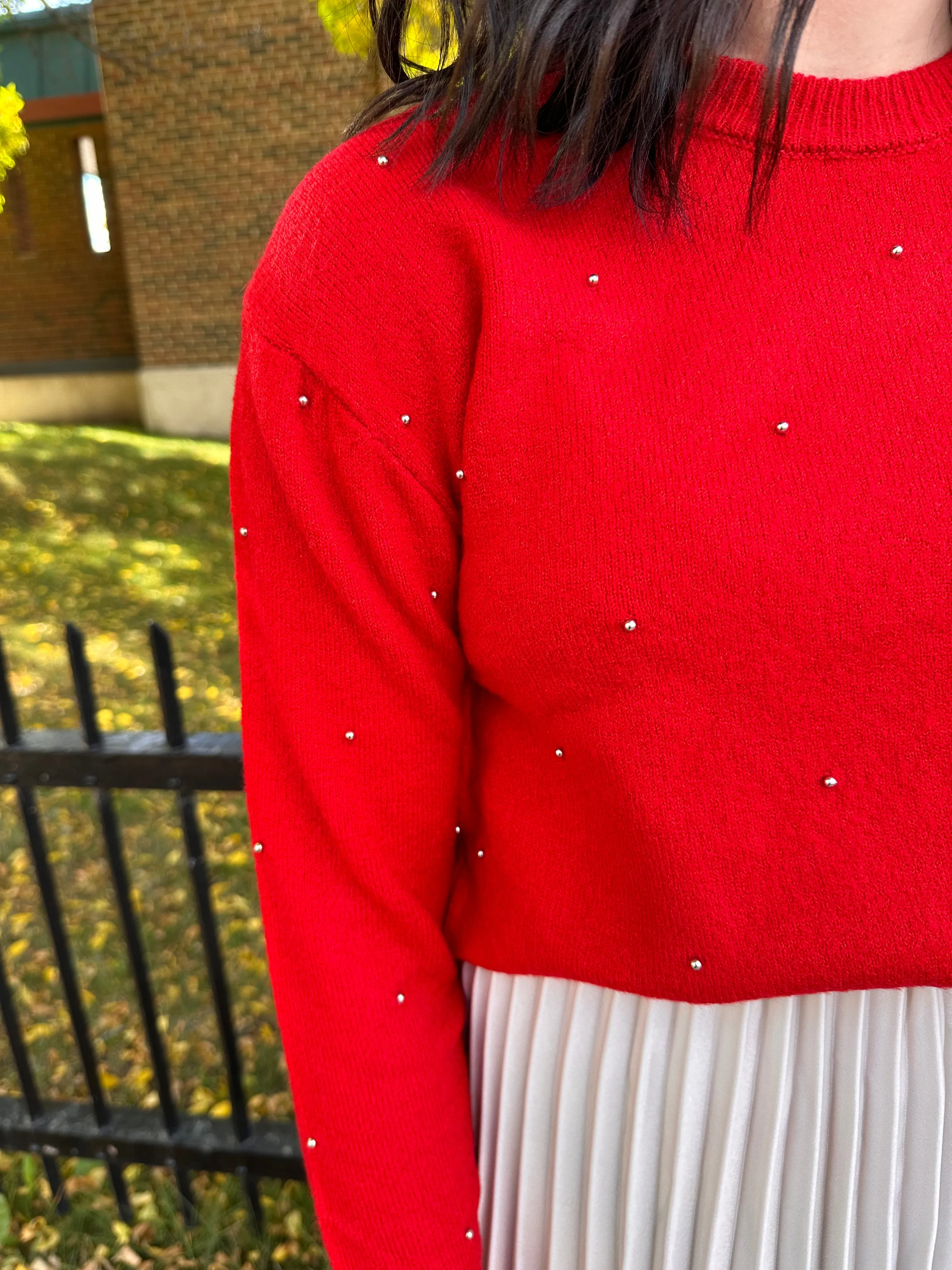 Embellished Sweater