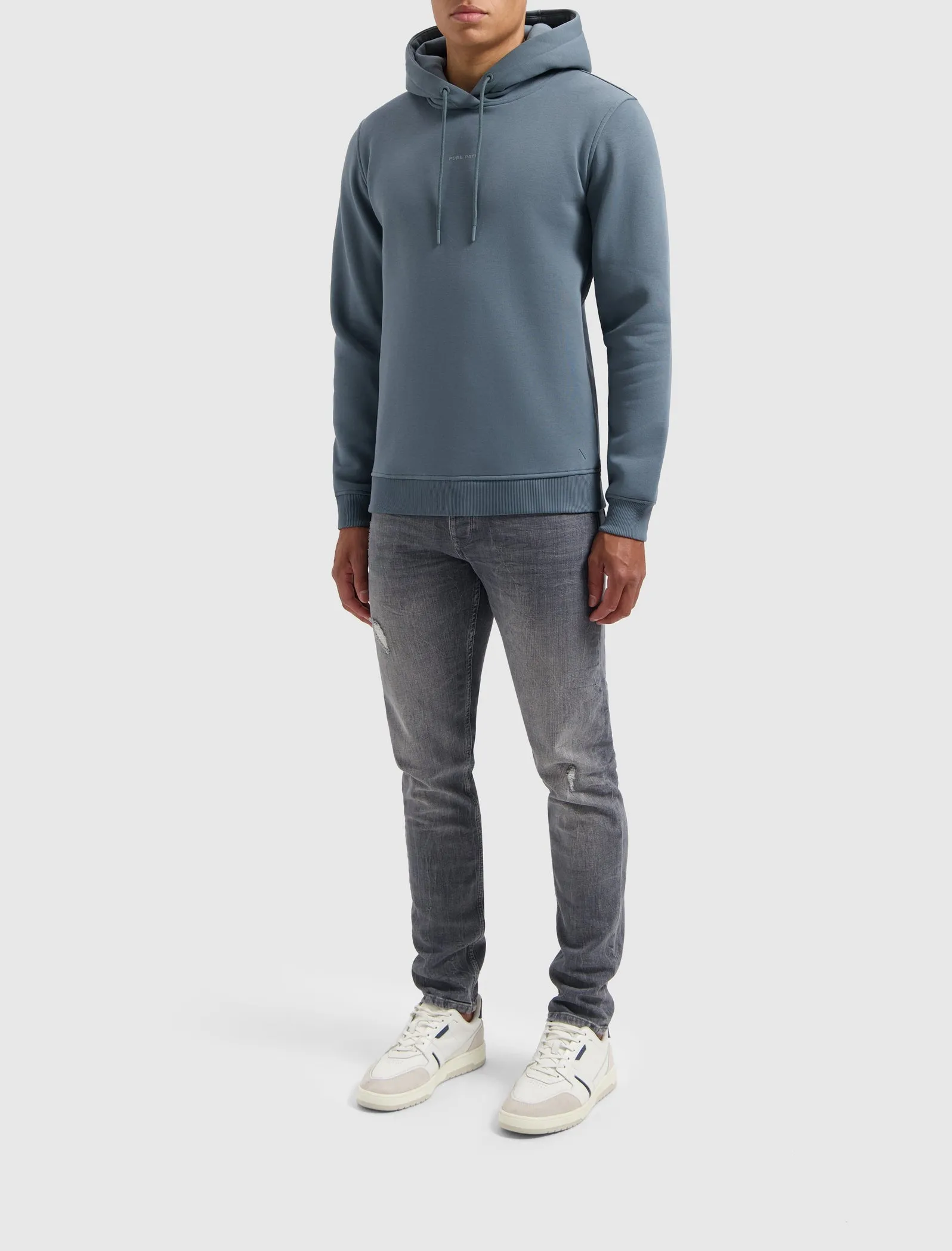 Essential Logo Hoodie | Blue