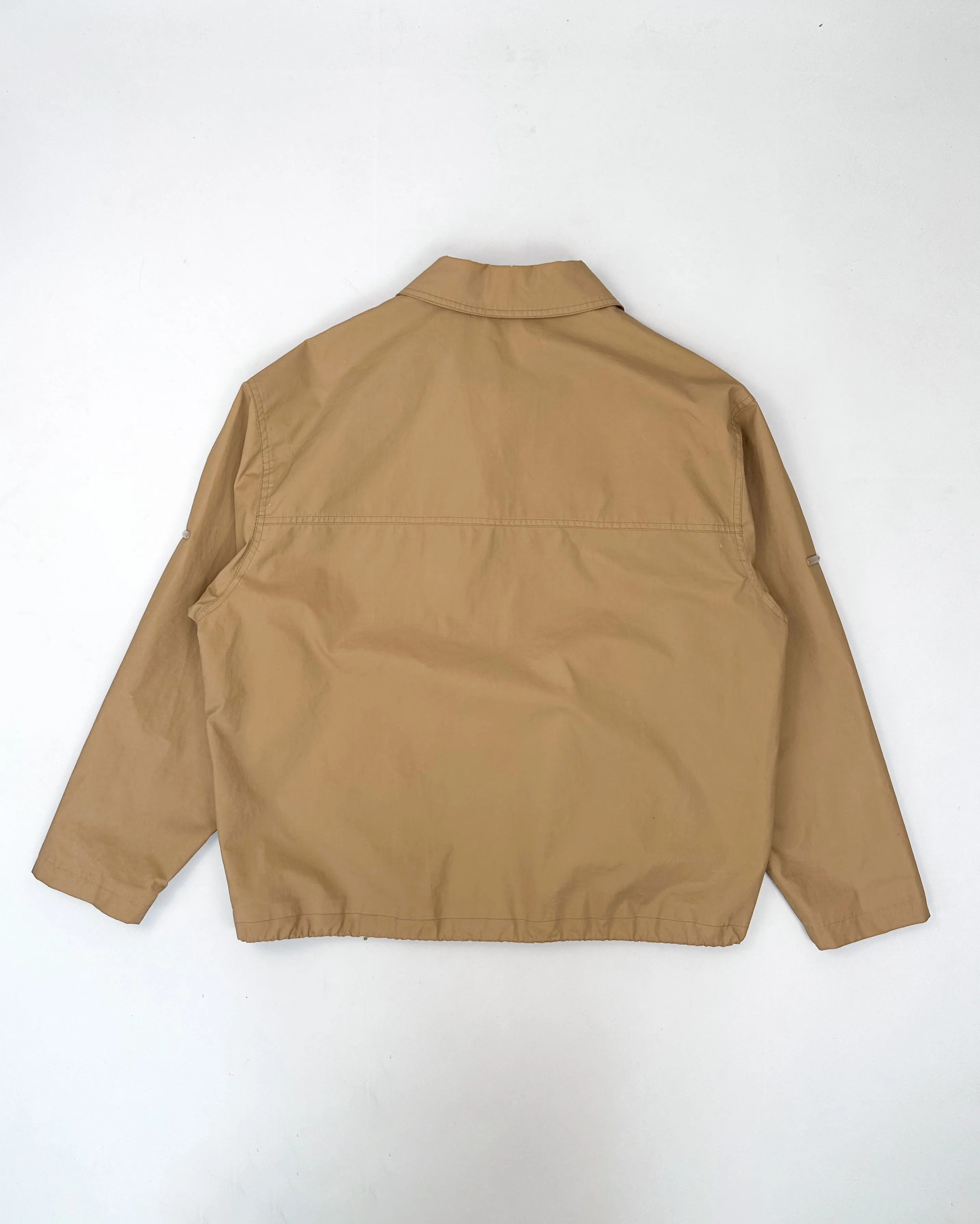 Essenza Beige Windbeaker Jacket 1990's