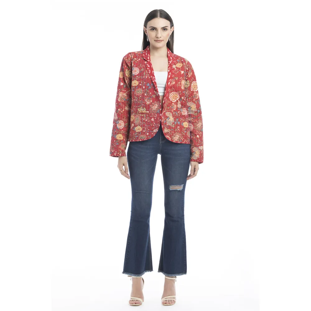 Evelyn Floral Stitched Jacket