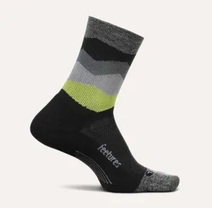 Feetures Elite LC Mini Crew - Black Waves