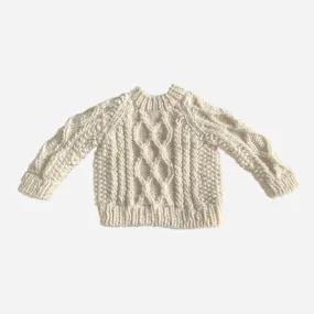 Fisherman Sweater, Cream