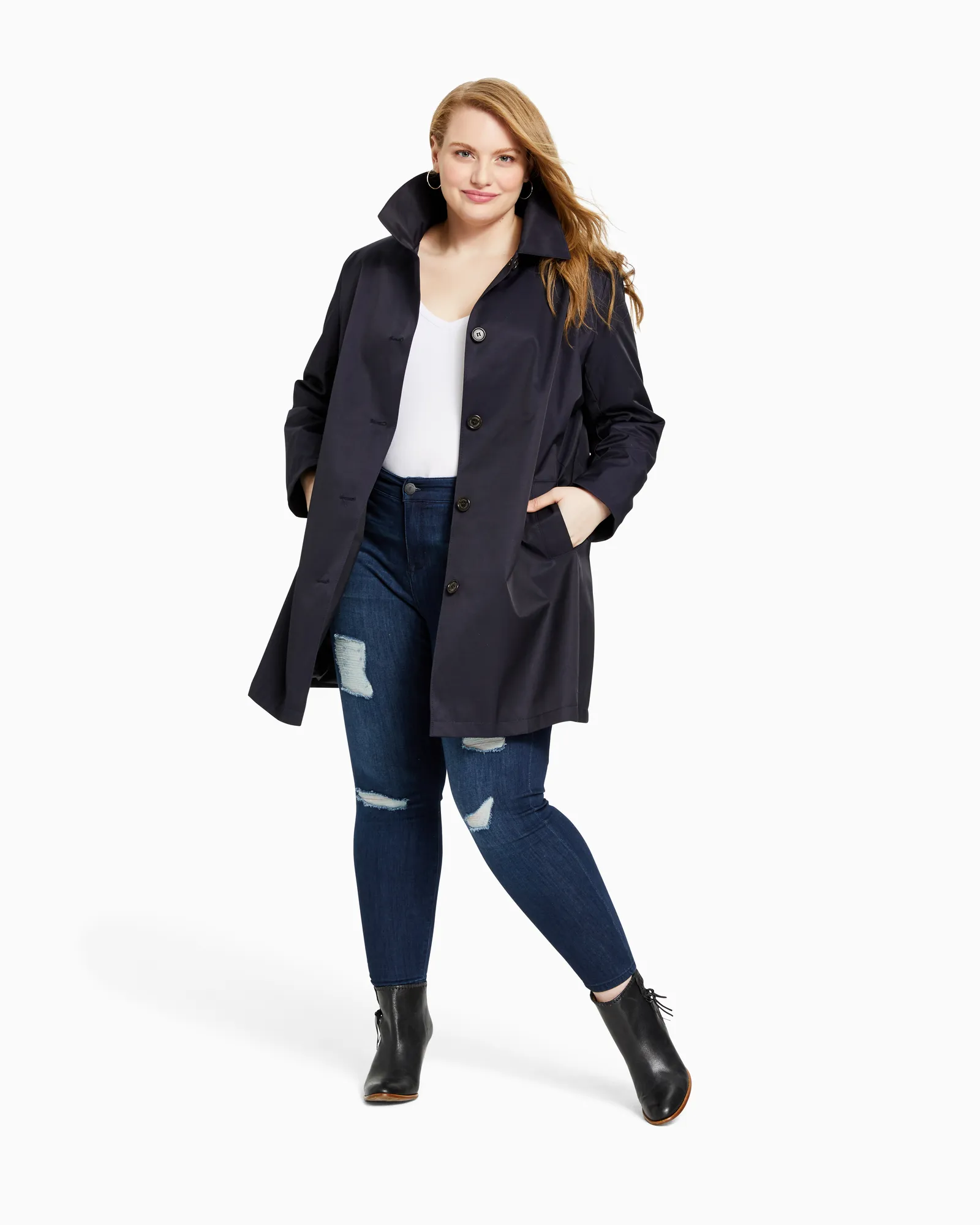 Florent Trench Coat | Navy