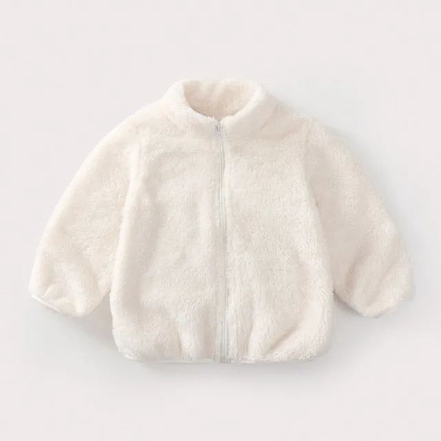 Fluffy Teddy Jacket - Green