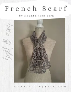 French Scarf Crochet Pattern