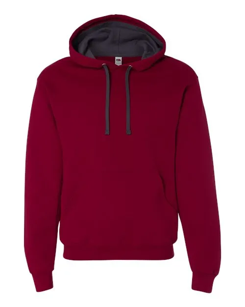 Fruit of the Loom Men's Sofspun Hooded Sweatshirt