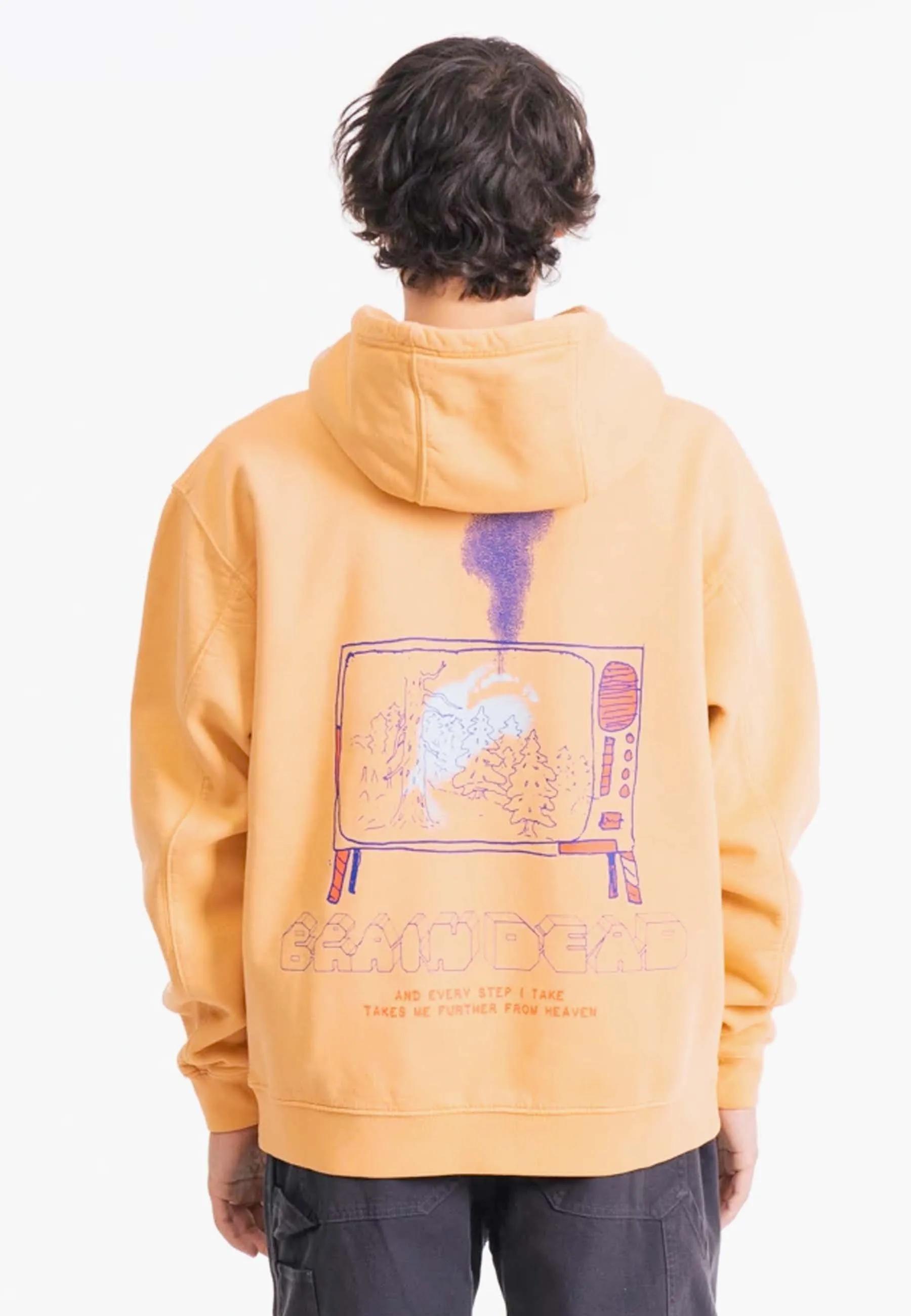 Further From Heaven Hoodie - terracotta