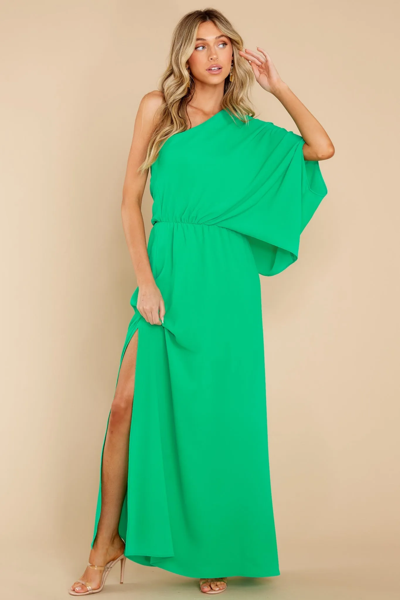 Get Obsessed Green Maxi Dress