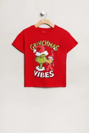 Girls' Grinchmas Vibes Graphic Classic Tee