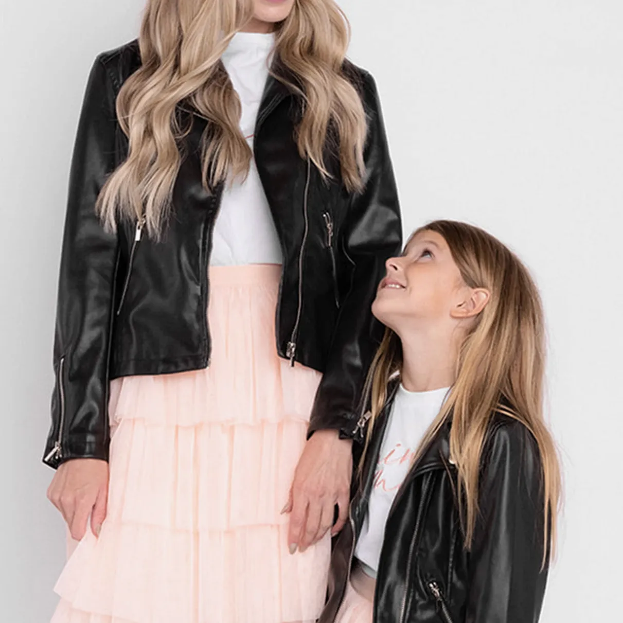 Girls Penny Vegan Leather Motorcycle Jacket