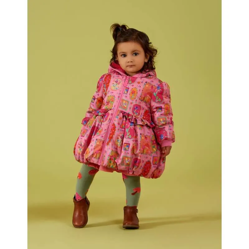 Girls Pink Fairy Robots Coat