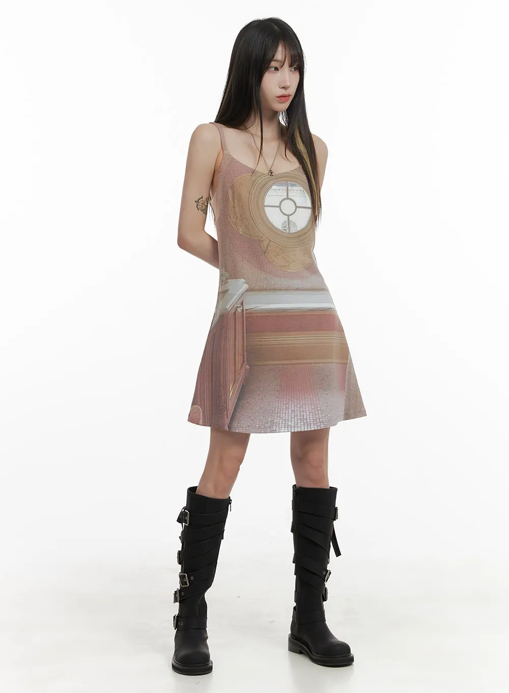 Graphic Muse Mini Dress OA426