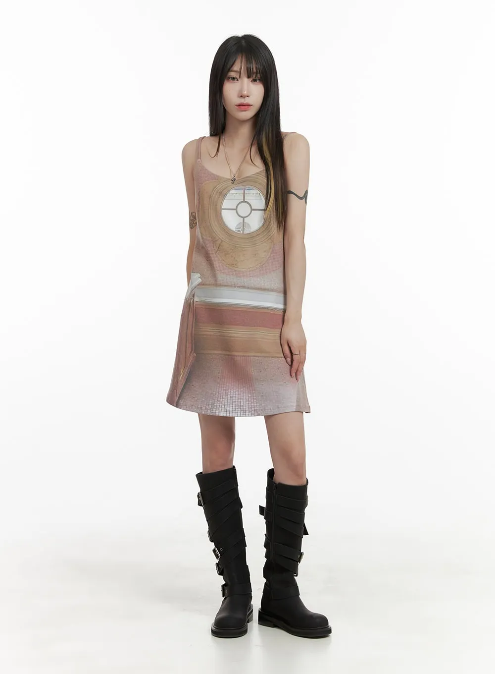 Graphic Muse Mini Dress OA426