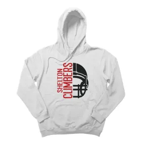 Half Football Helmet Shelton Climbers Football Red Hoodie