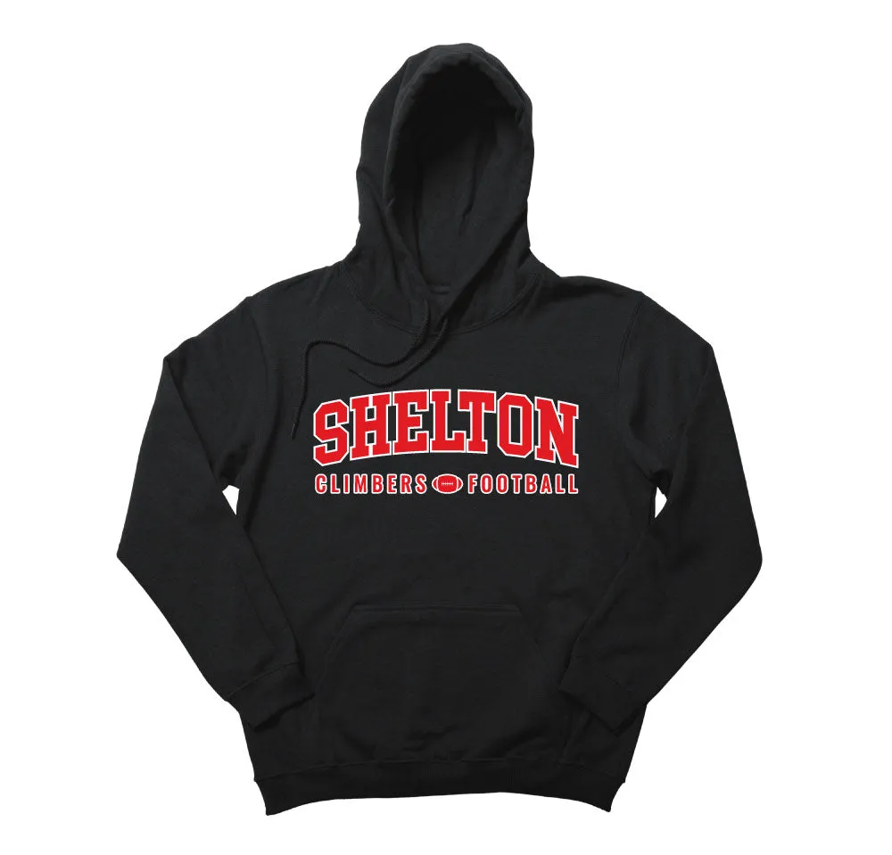 Half Football Helmet Shelton Climbers Football Red Hoodie