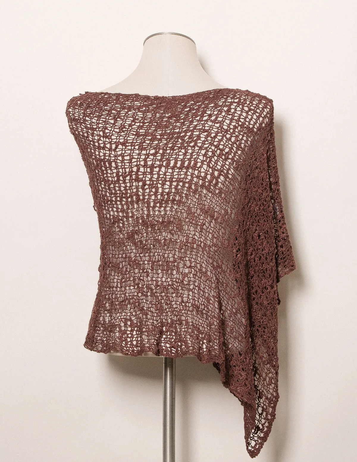 Handwoven Riva Knit Poncho