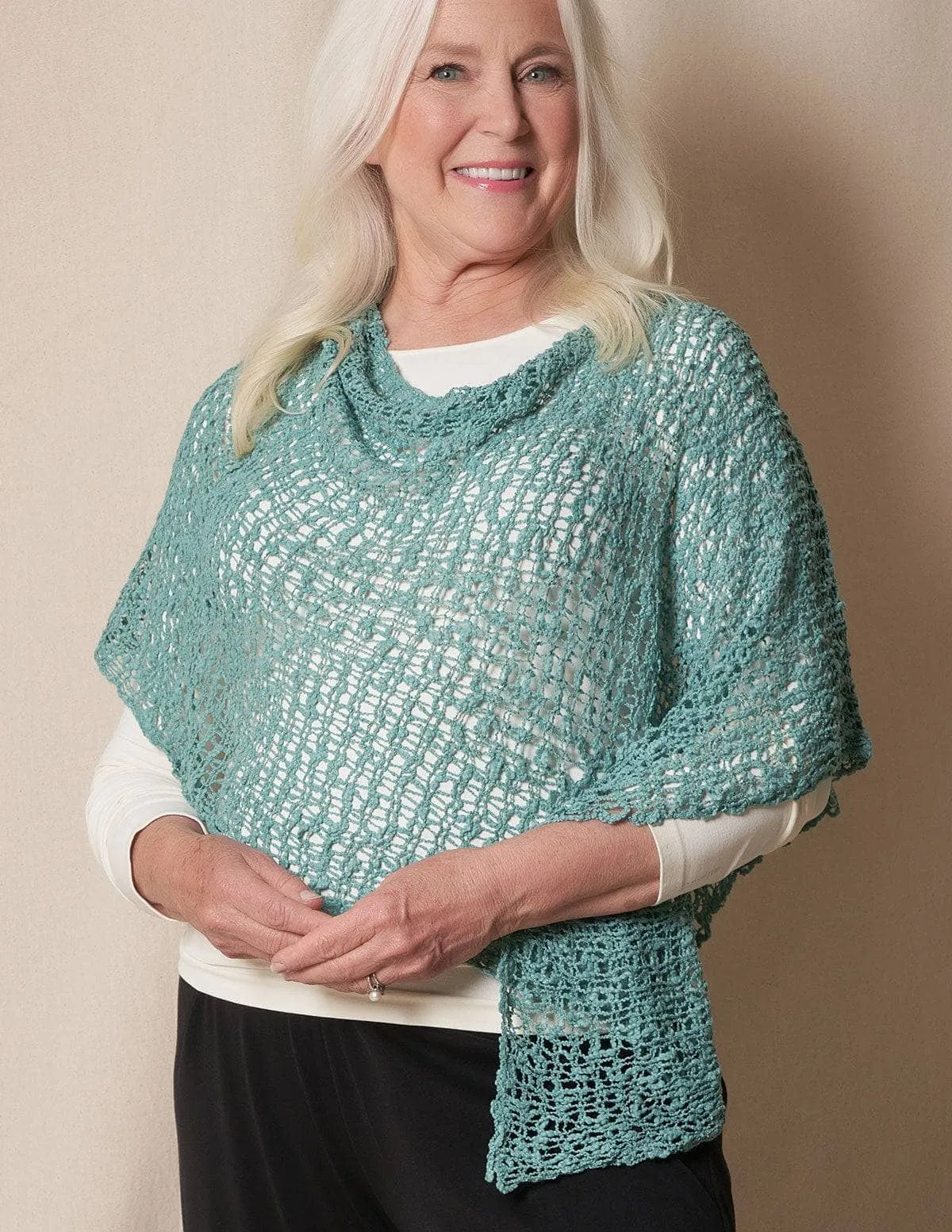 Handwoven Riva Knit Poncho