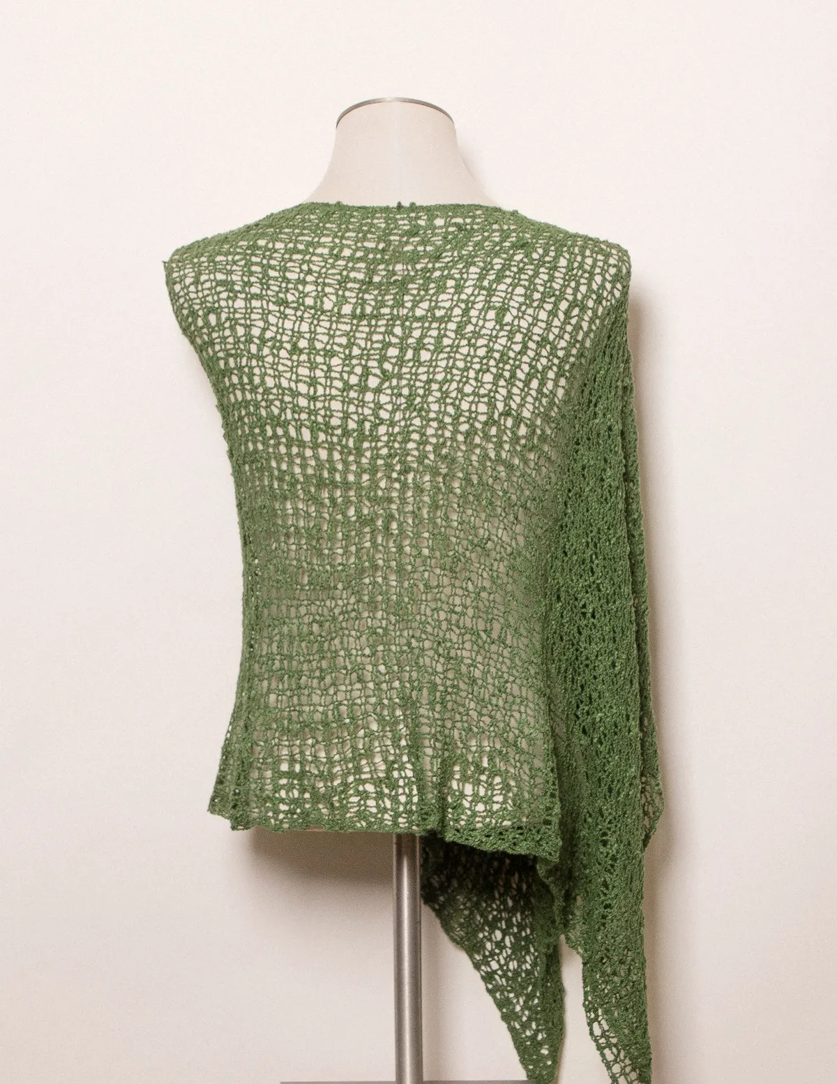 Handwoven Riva Knit Poncho