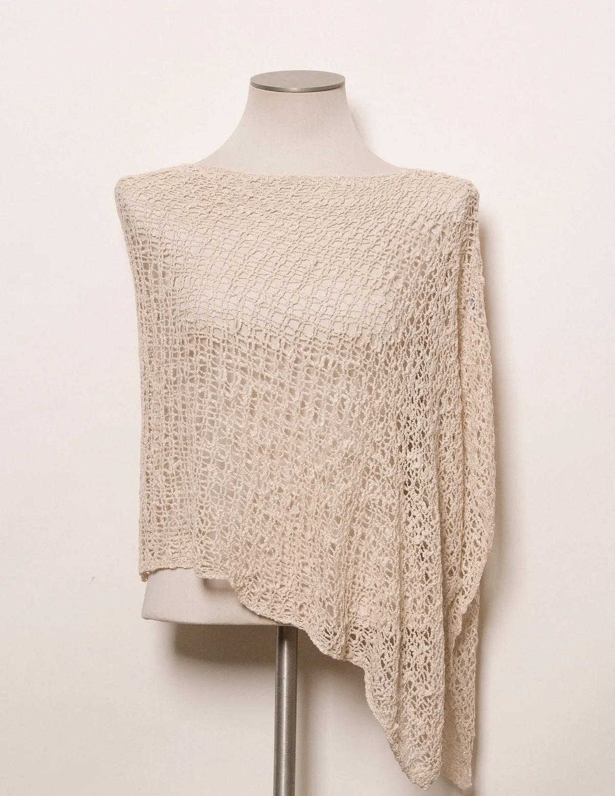 Handwoven Riva Knit Poncho