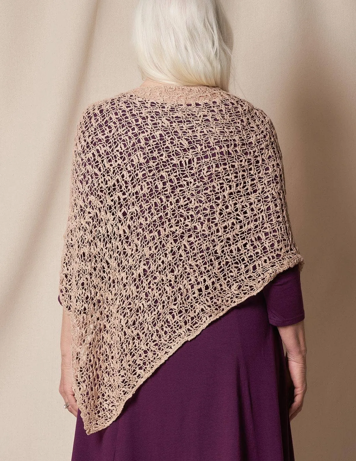 Handwoven Riva Knit Poncho