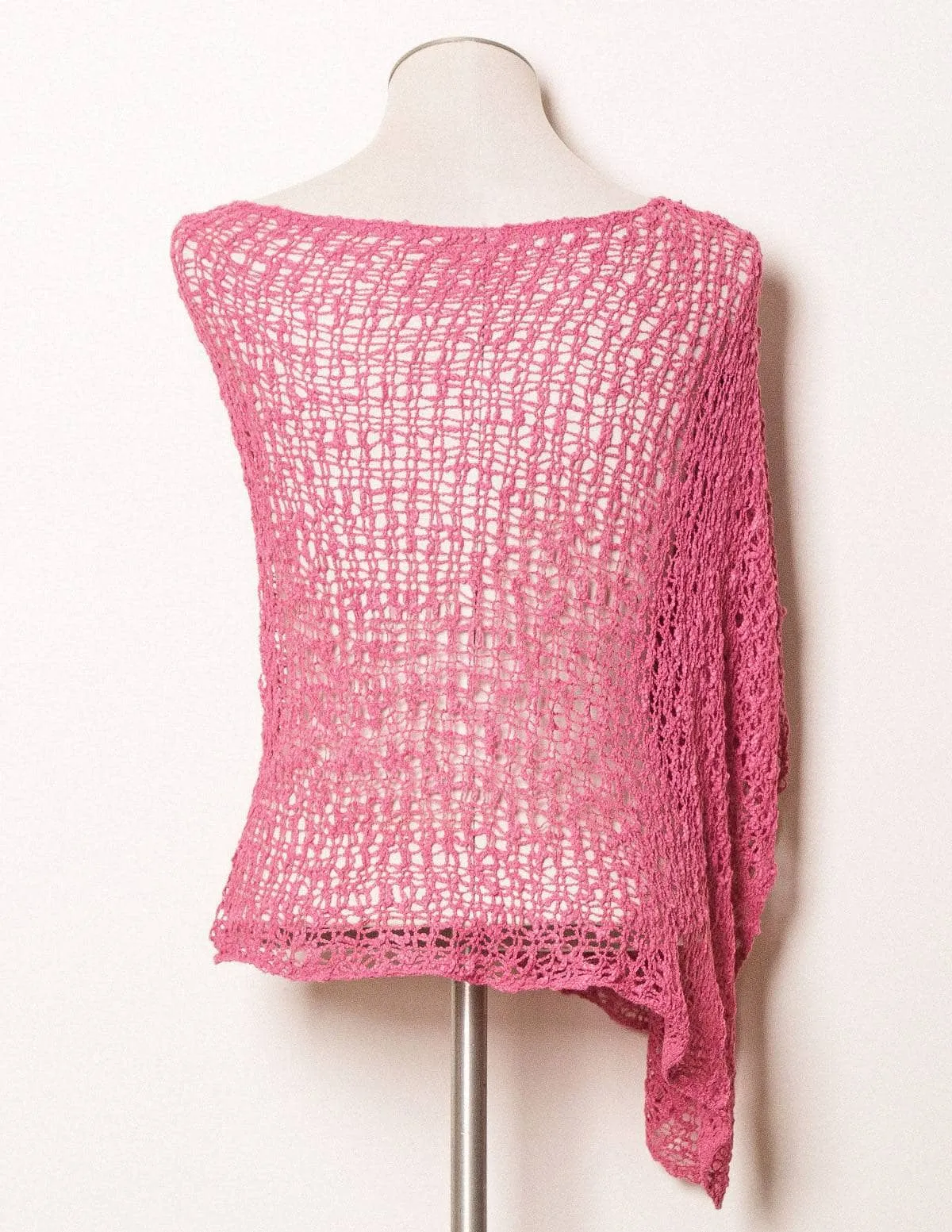 Handwoven Riva Knit Poncho