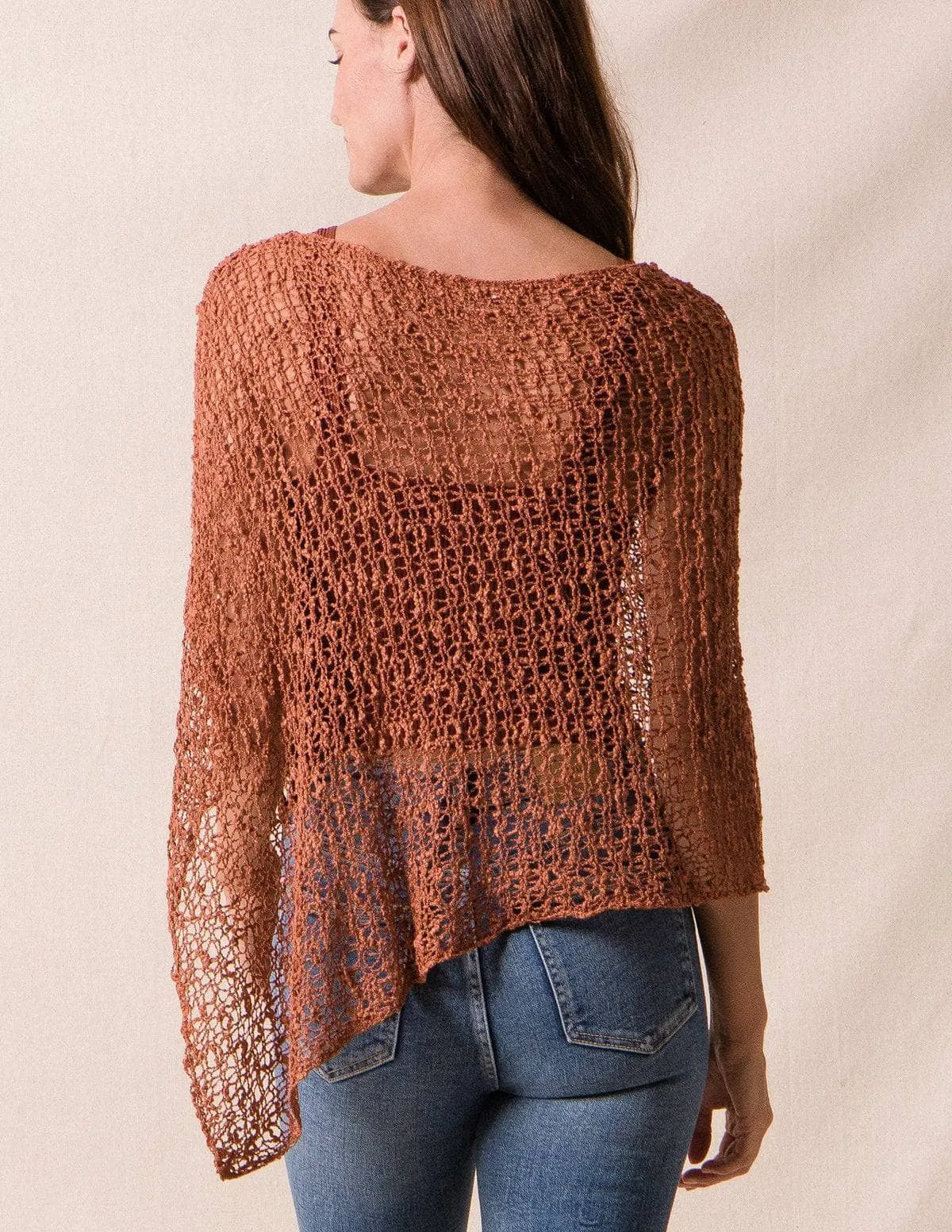 Handwoven Riva Knit Poncho