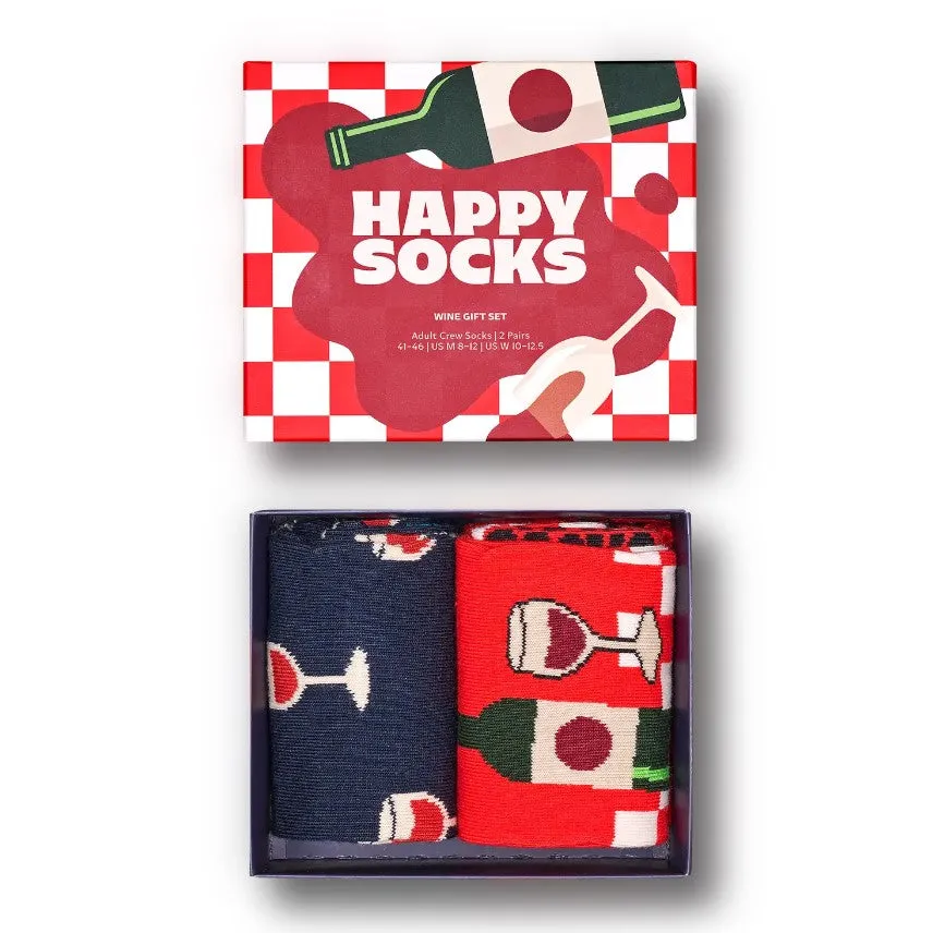 Happy Socks - 2 Pack Wine, Gift Set