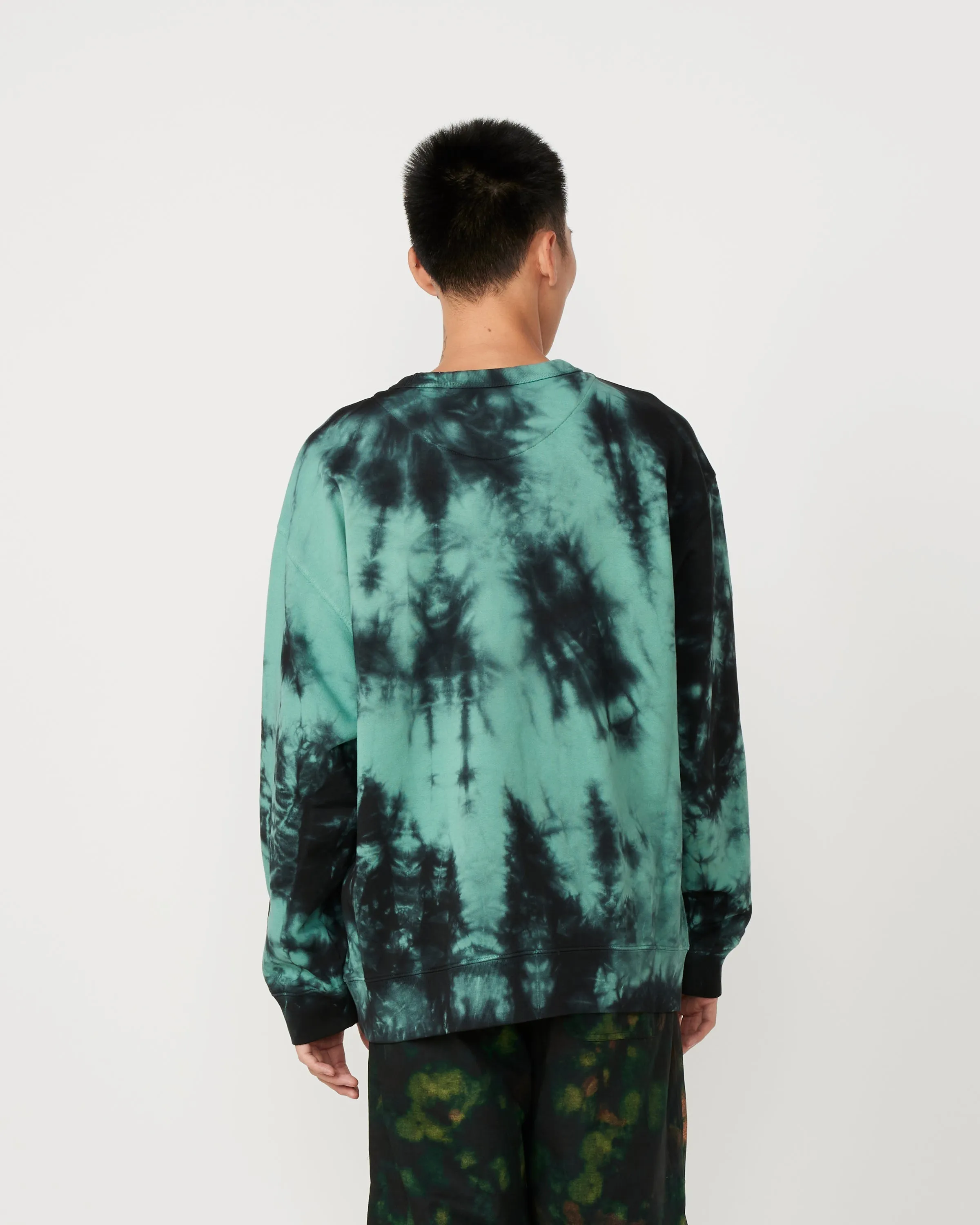 Hax Tie Dyed Sweater in Bottle