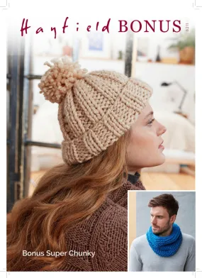 Hayfield - Bobble Hat & Snood in Bonus Super Chunky - Knitting Pattern 8211