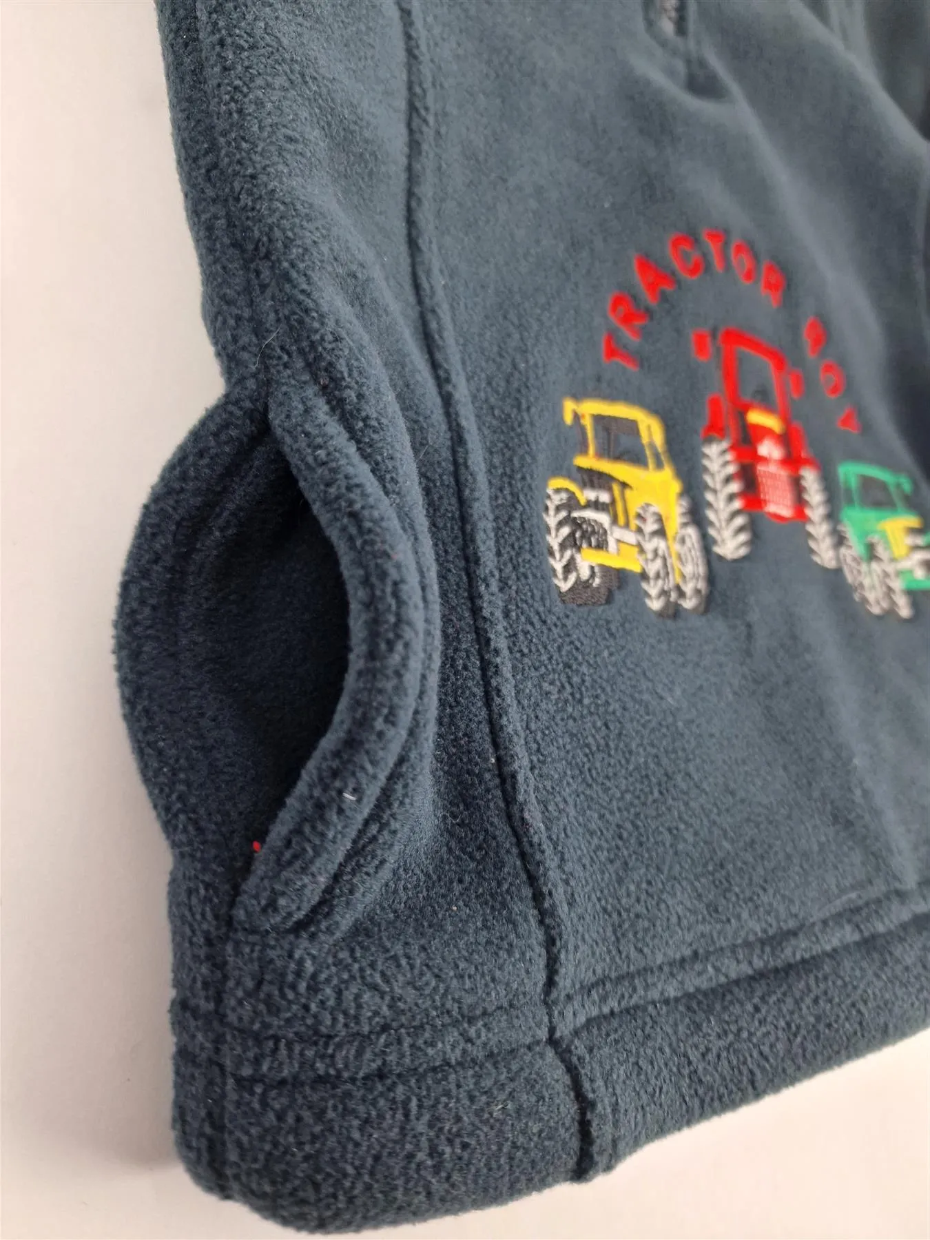 Hazy Blue Kids Half Zip Fleeces