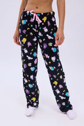 Hello Kitty Printed Plush Pajama Pants