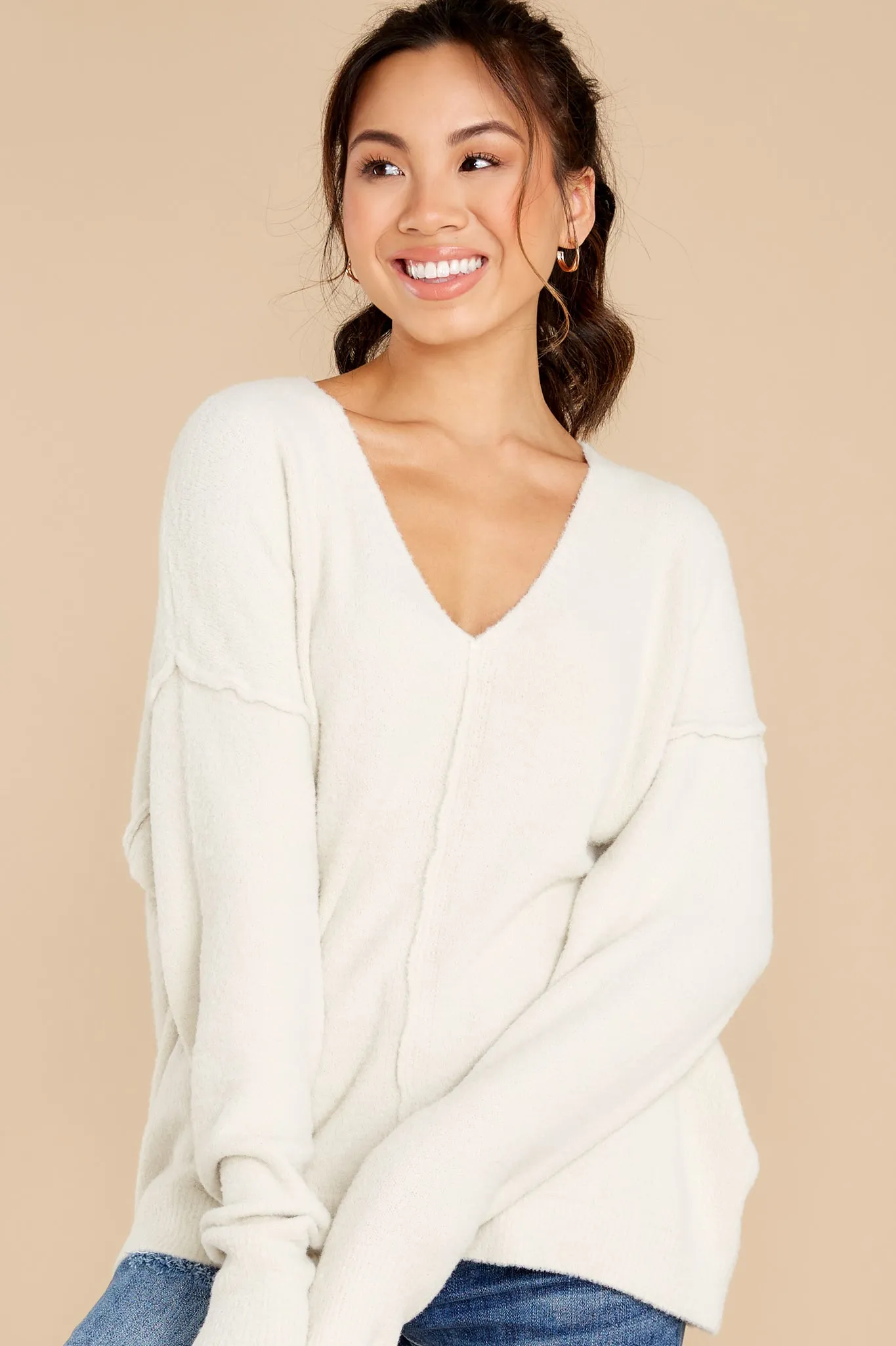 Holly Almond Milk Sweater