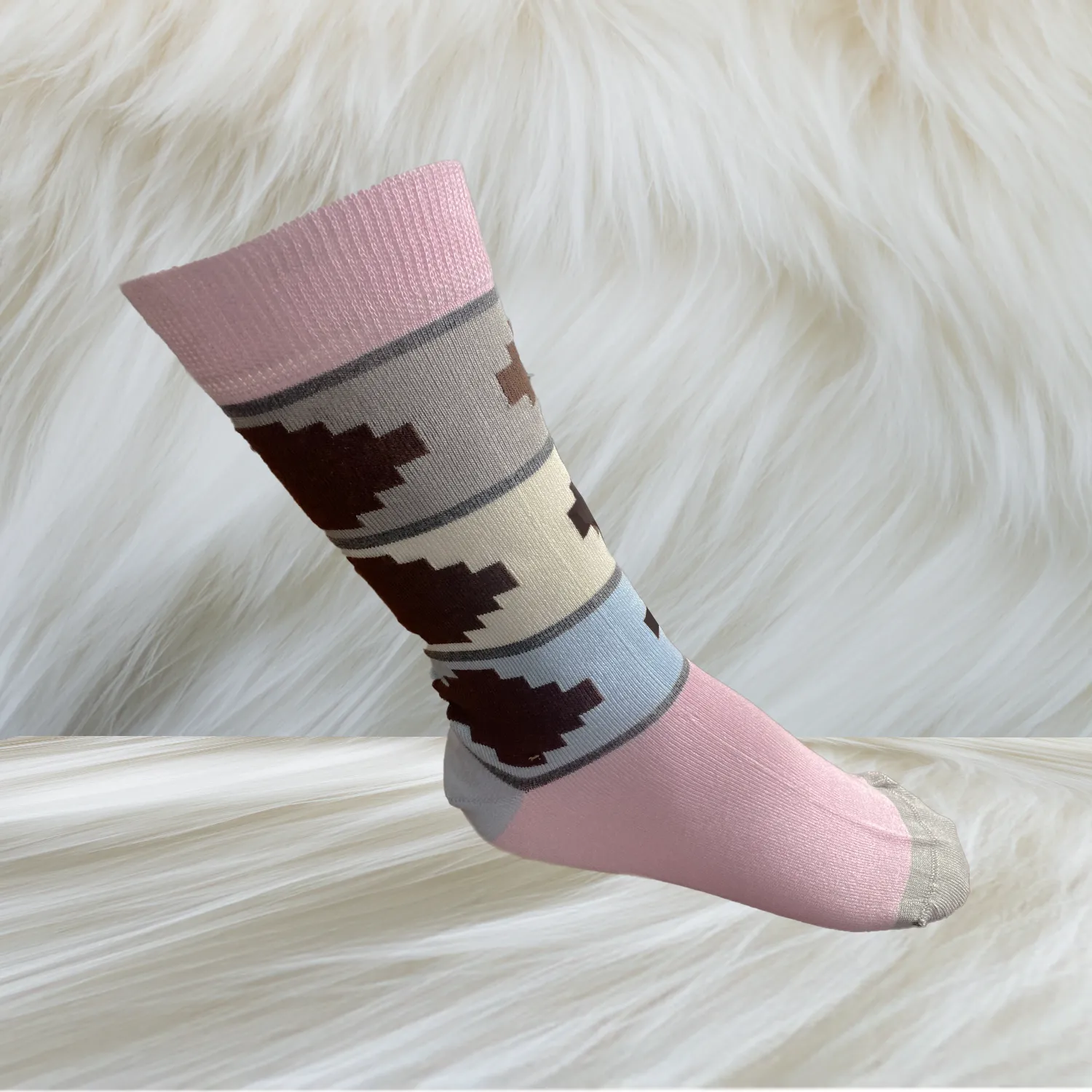 House of Tweed Pure Luxury Womens Bamboo Socks | Pink 3 Pairs