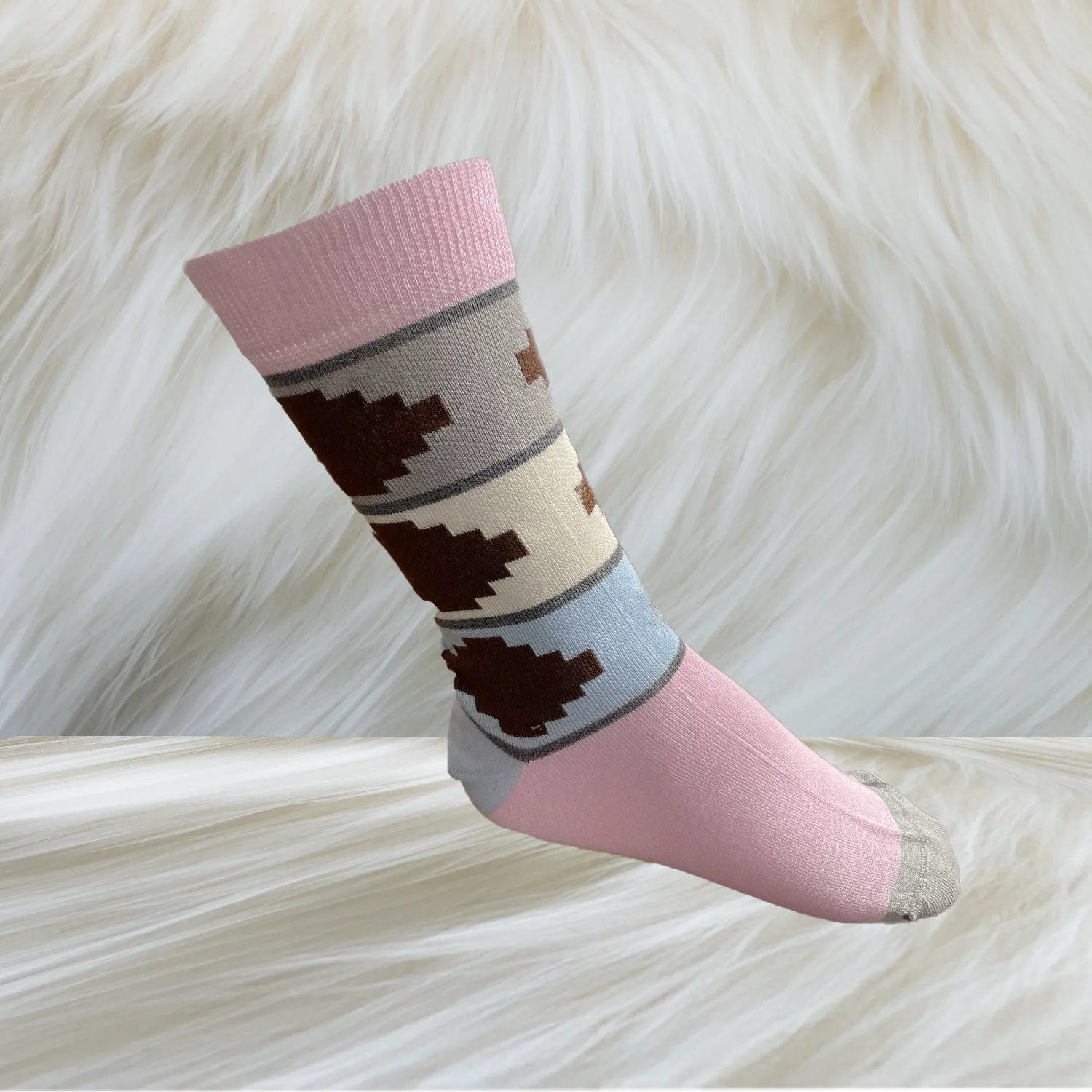 House of Tweed Pure Luxury Womens Bamboo Socks | Pink 3 Pairs