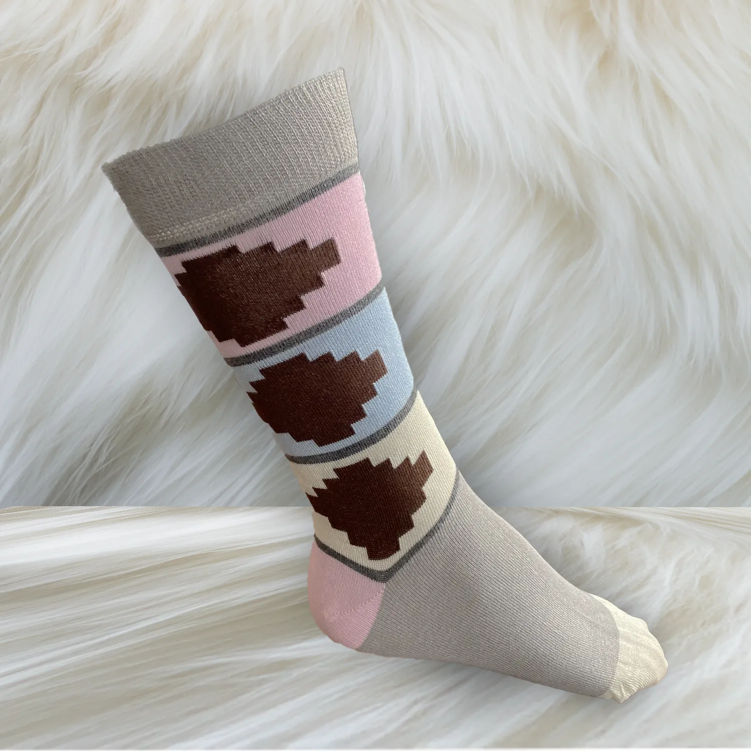 House of Tweed Pure Luxury Womens Bamboo Socks | Pink 3 Pairs