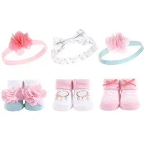 Hudson Baby Headband and Socks Giftset, Dream Catcher