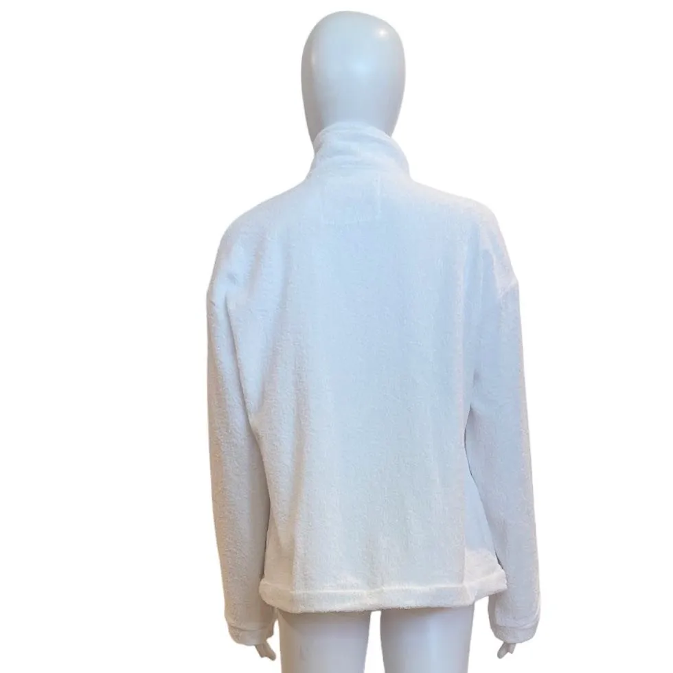 Iris Towel Terry Jacket | White