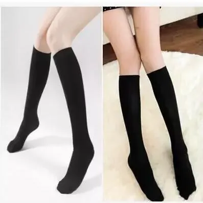 Japan original single school uniform student socks black high stockings thin calf socks female knee socks factory wholesale