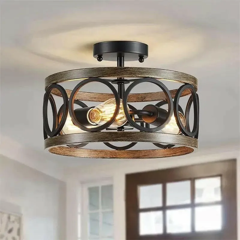 Kay - Industrial Circular Chandelier Retro Design