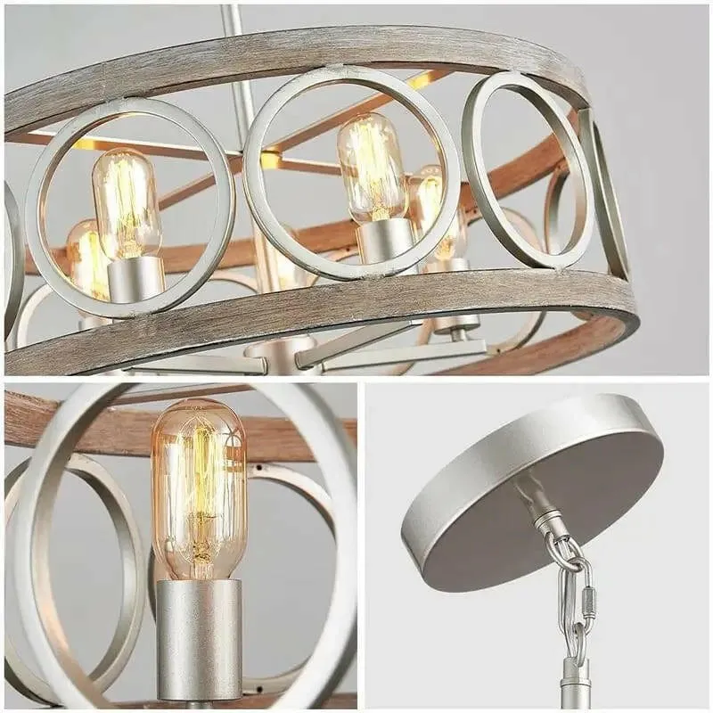 Kay - Industrial Circular Chandelier Retro Design