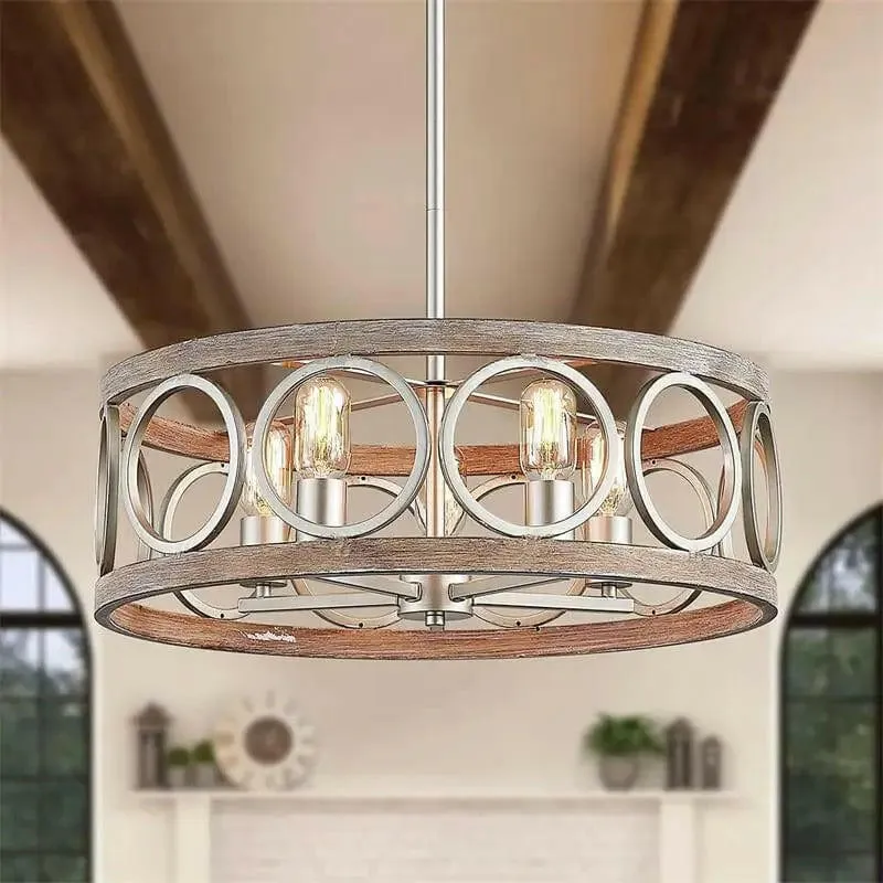 Kay - Industrial Circular Chandelier Retro Design